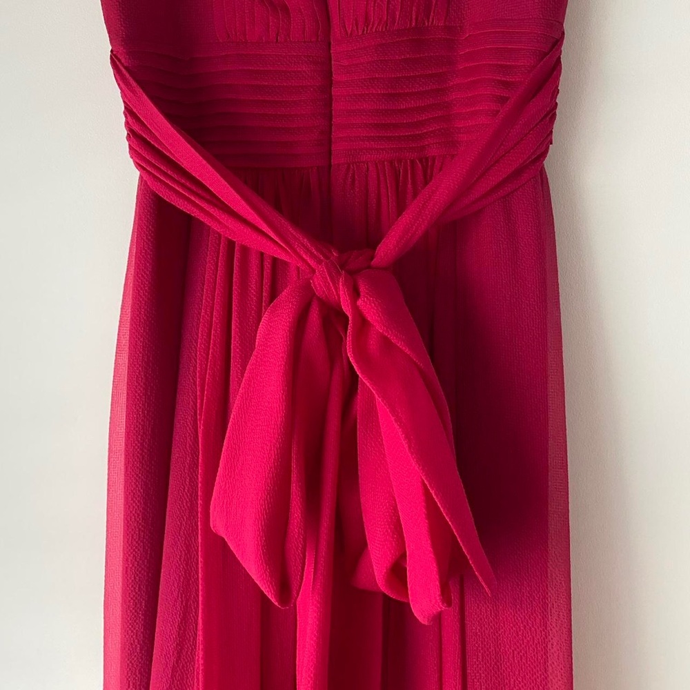 BCBGMAXAZARIA Red Chiffon Formal Gown - sizes 2 & 8